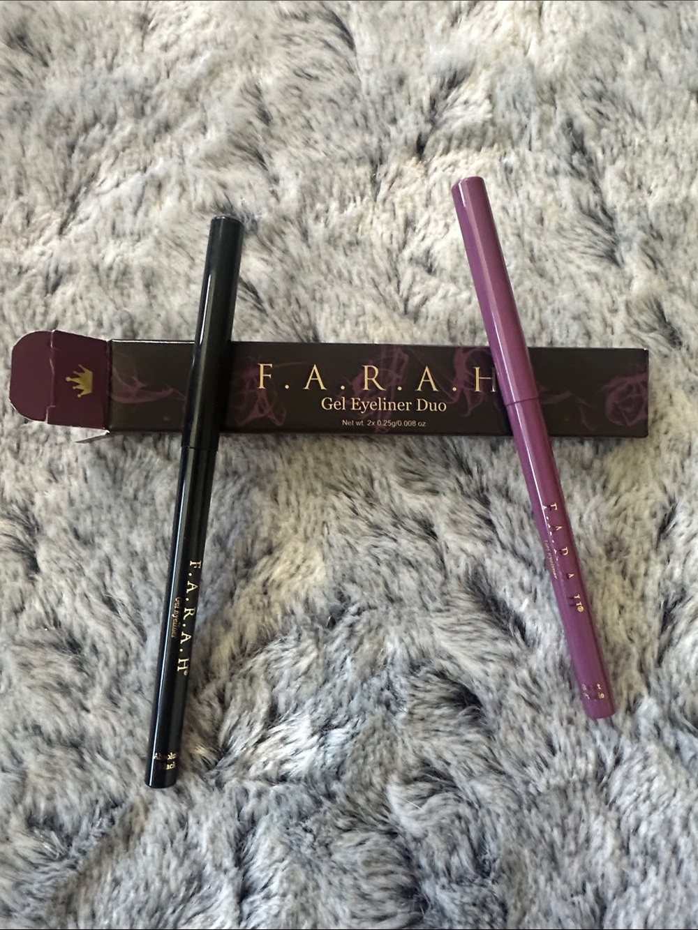 NIB - Farah Gel Eyeliner Duo in Black & Plum